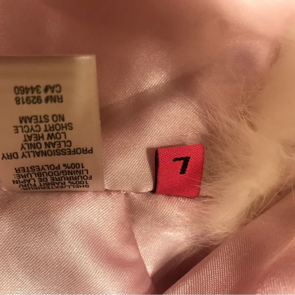 COPY - Super rare y2k 🦄juicy couture 🐰 rabbit fur caplet - Picture 11 of 15
